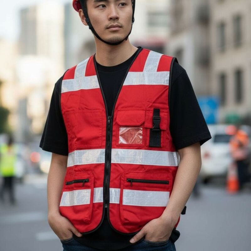 SAFETY VEST SCHOTLITE PVC EN 471 ANSI