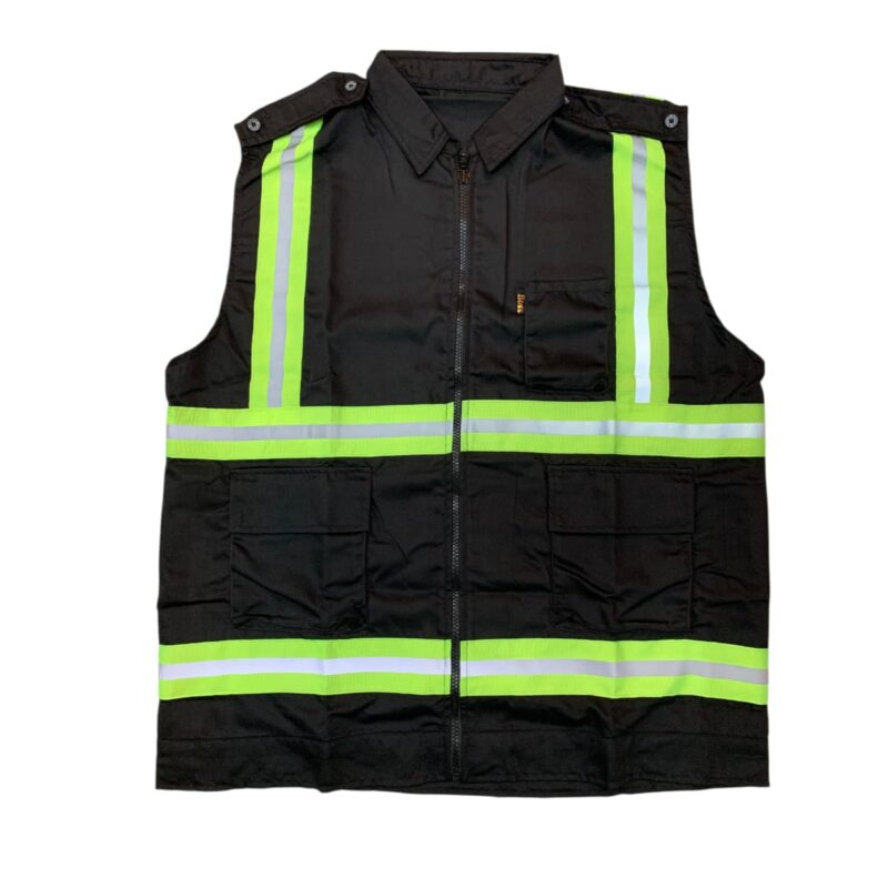 SAFETY VEST TERBARU MODEL KERAH BAHAN DRILL