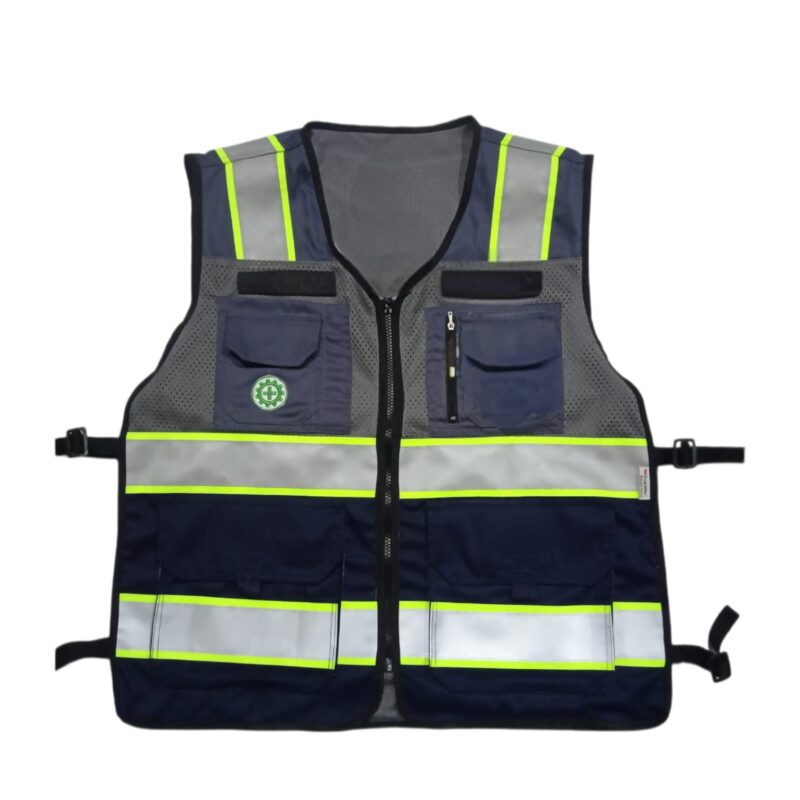 ROMPI SAFETY BAHAN DRILL PREMIUM KOMBINASI ABU