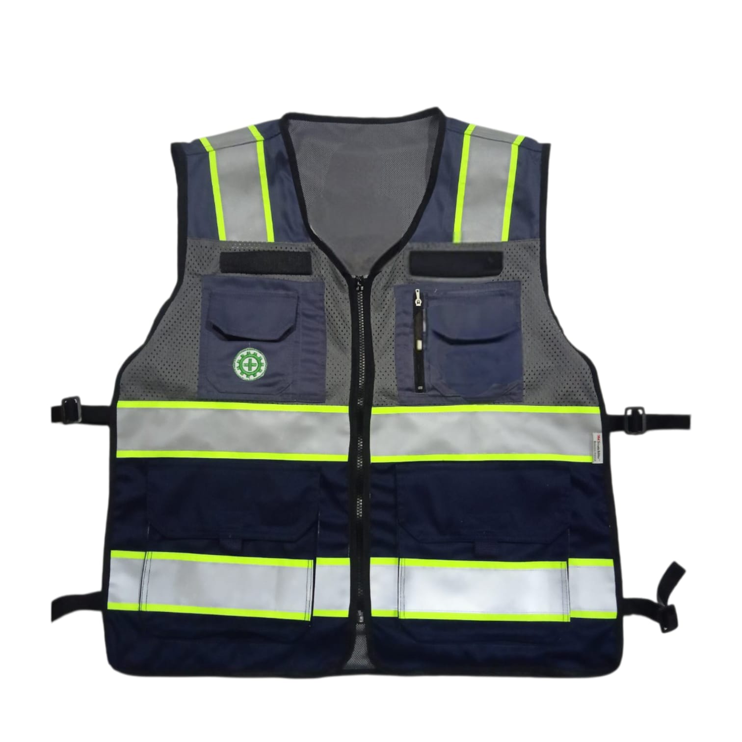 ROMPI SAFETY BAHAN DRILL PREMIUM KOMBINASI ABU