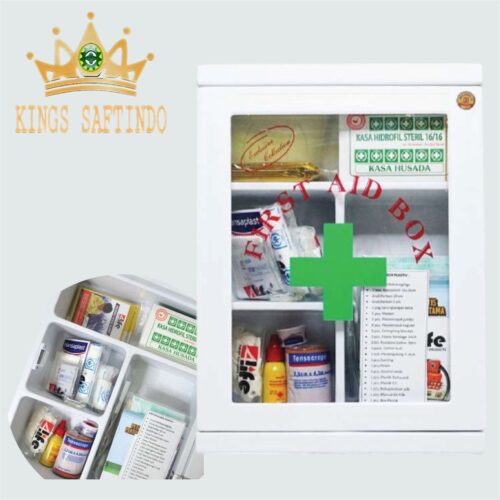 PLASTIC BOX KIT C KESELAMATAN P3K DI RUMAH/ DI KANTOR