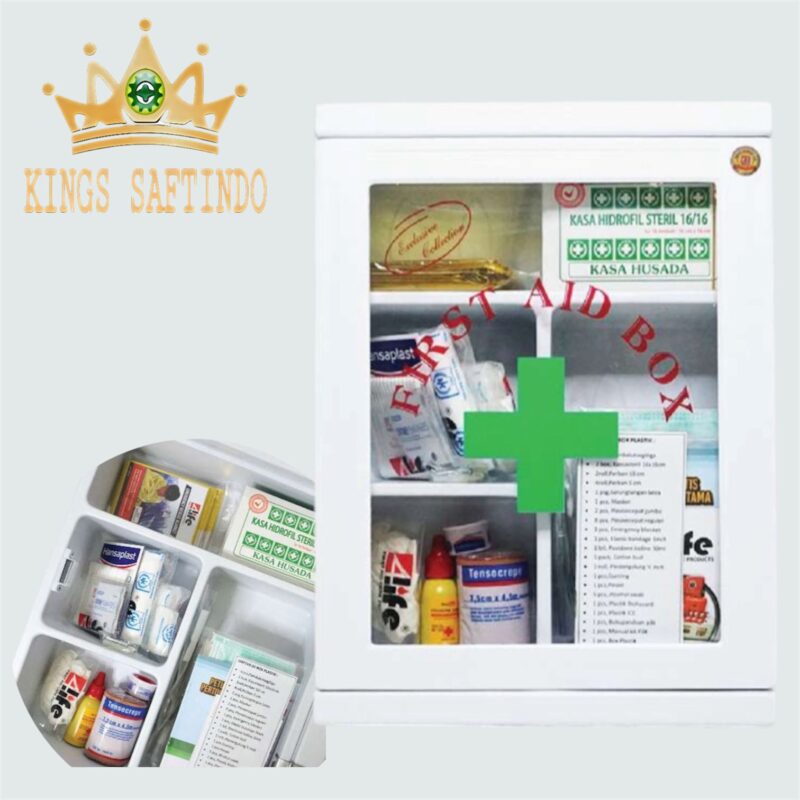 PLASTIC BOX KIT C KESELAMATAN P3K DI KANTOR/RUMAH