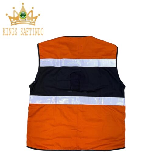 VEST SAFETY BAHAN TASLAN TERBARU PREMIUM