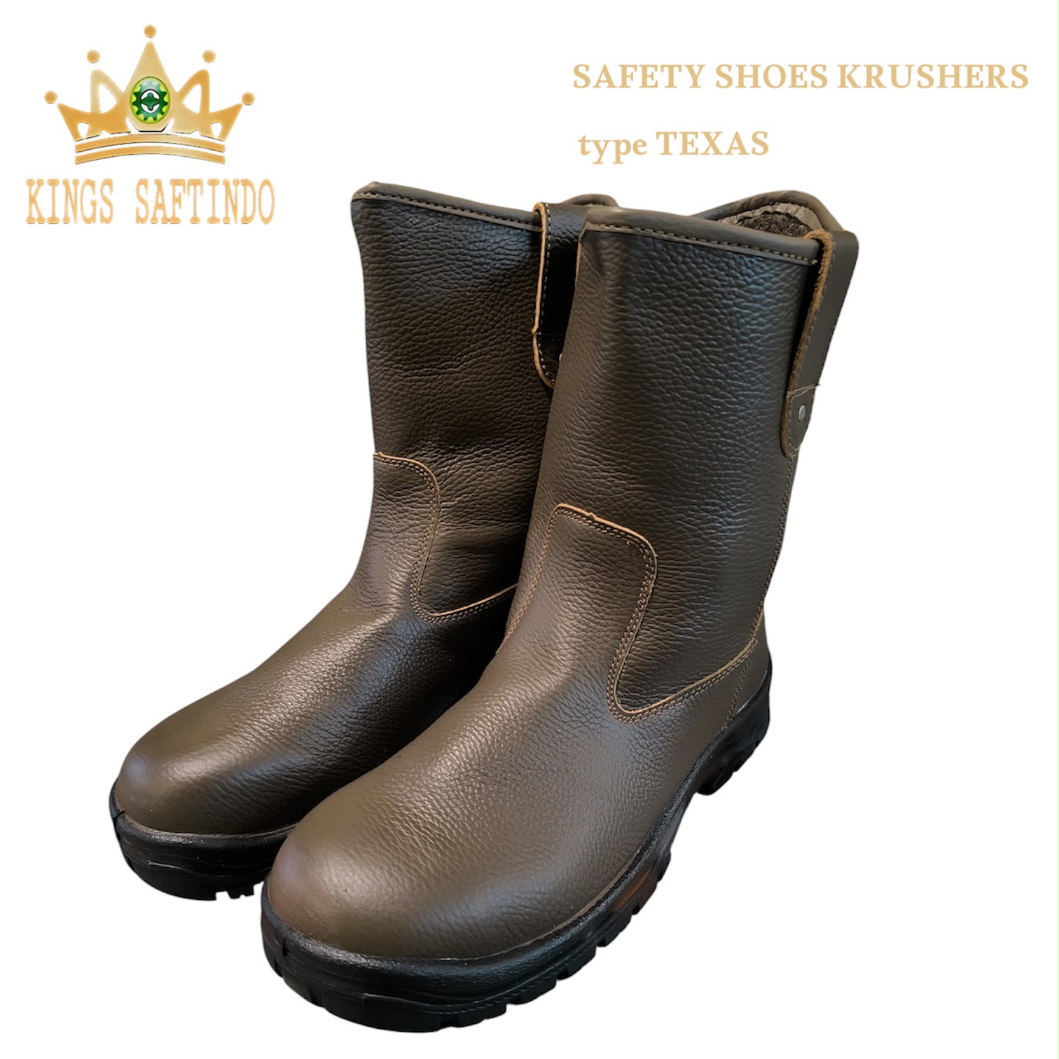 SEPATU SAFETY KRUSHERS TEXAS BROWN PREMIUIM 2026